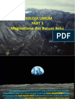 GEOLOGI UMUM 3 Magmatisme Dan Batuan Beku