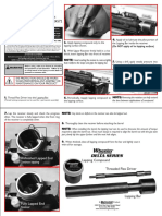 AR-15 Receiver Lapping Tool Usage Instructions Product #156757 Instruction #1024572