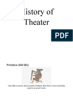 History of Theater