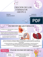 Excreción de Los Fármacos