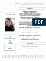 Directora administrativa con experiencia en emprendimiento y liderazgo