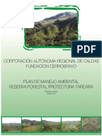 Plan de Manejo Reserva Forestal Tarcará