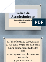 Salmo de Agradecimiento Emanuel Arias