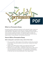 What Is A Persuasive Essay