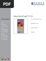 Manual Microprogel TC 323: Kontaktinformation