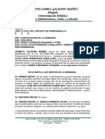 CONTESTACION DEMANDA DE PERTENENCIA 2020-0035