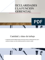 Particularidades de La Gerencia