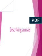 Descrilving Animals