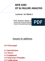 BMFB 4283 NDT & Failure Analysis: Lectures For Week 4