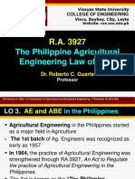 The Agricultural Engineering Law of 1964-R.A. 3764