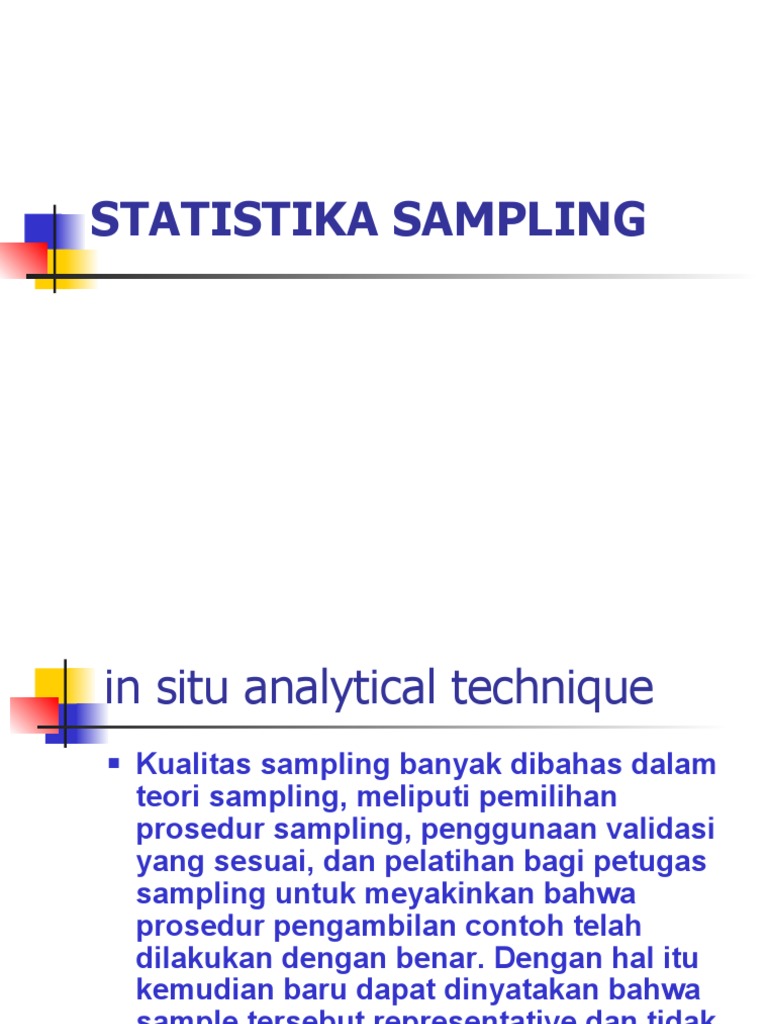 Panduan Statistika Sampling Efektif | PDF | Metode & Bahan Ajar | Sains ...