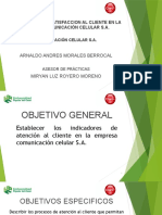 Indicadores de Satisfaccion Al Cliente en La Empresa Comunicación Celular S.A.