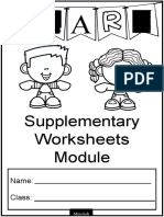 Year 2 Supplmentary Worksheet Module - 3