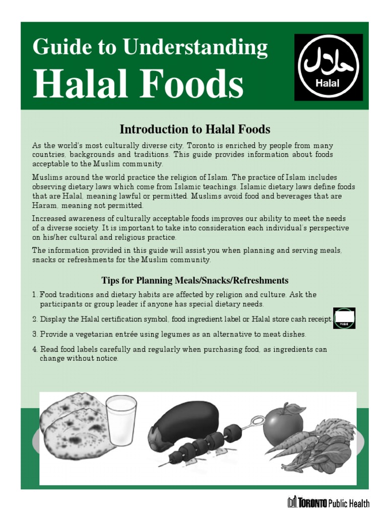 Halal Foods Guide for Toronto Community | PDF | Desserts | Drink