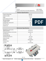 4x4 Hybrid Coupler Model: HAT072743300S-03: Electrical Specifications