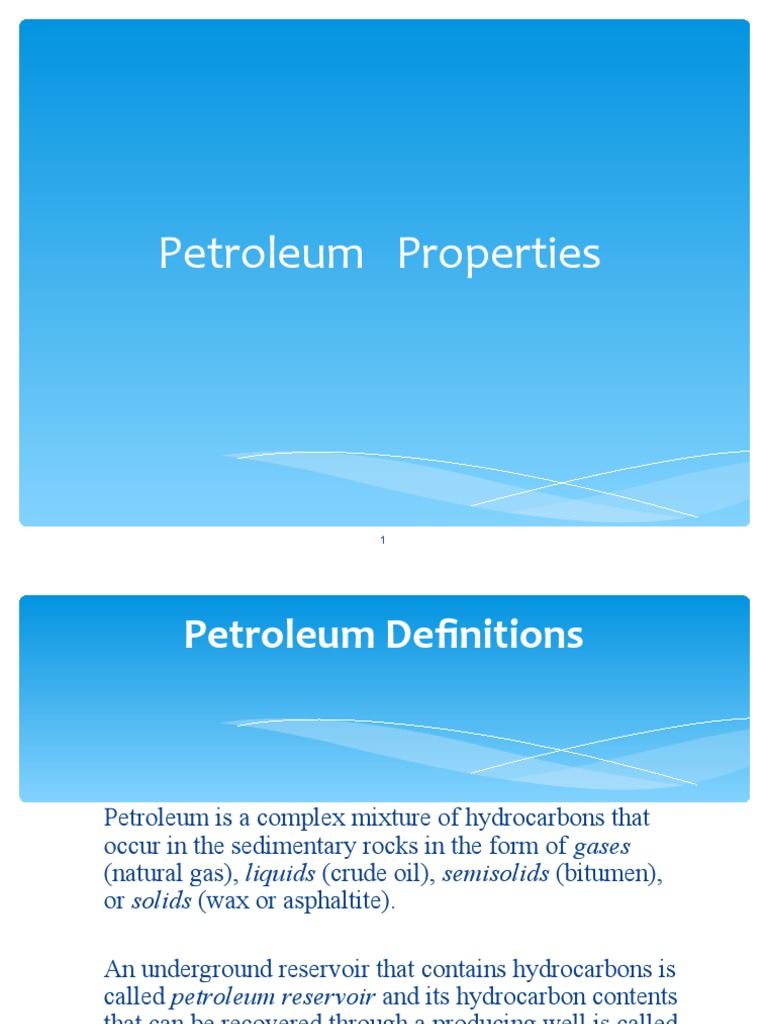 Petroleum Properties PDF Petroleum Alkene
