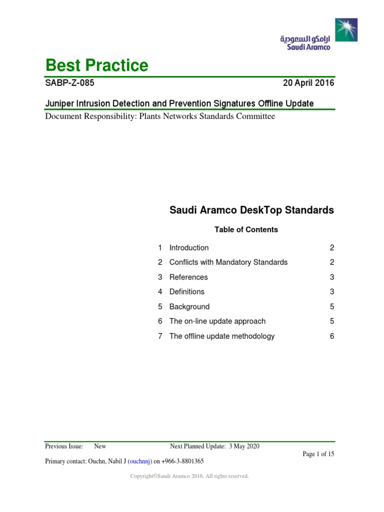 Sabp Z 085 | PDF | Scada | Computer Network