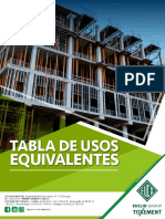 Tabla de Equivalentes 2018