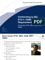 Conforming to IEC 61511 O and M Requirements