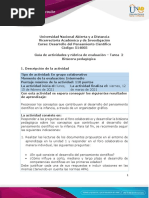 Guía de Actividades y Rúbrica de Evaluación - Tarea 2 - Bitácora Pedagógica