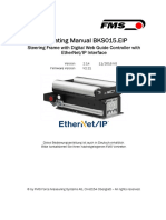Operating Manual Bks015.Eip: Steering Frame With Digital Web Guide Controller With Ethernet/Ip Interface