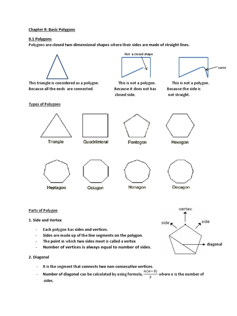 Understanding 9-Sided Polygons | PDF | Polygon | Vertex (Geometry)