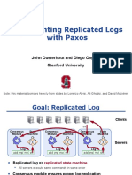 Implementing Replicated Logs With Paxos: John Ousterhout and Diego Ongaro Stanford University