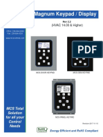 Magnum Keypad Display Manual