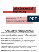 Fundamental Process Variables