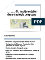 Module 5: Implémentation D'une Stratégie de Groupe