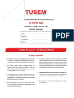 Tusem 1.deneme Sınavı 18.11.2020 Soru