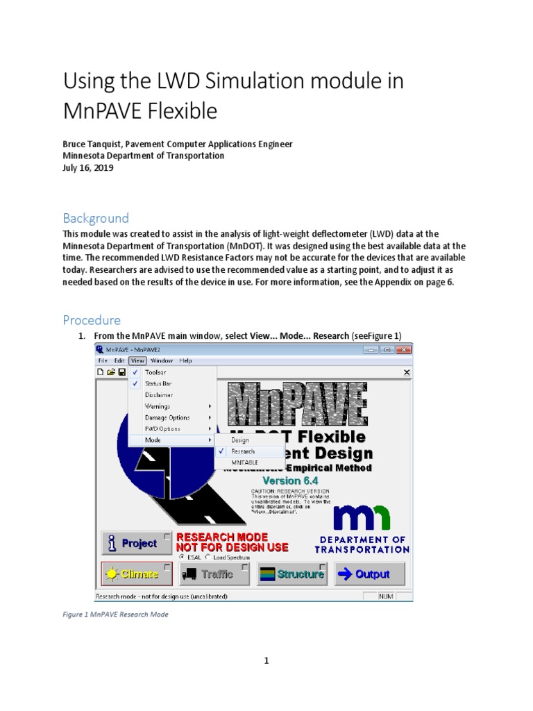 LWD Simulation in MnPAVE Guide | PDF | Teaching Mathematics | Nature