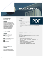 Rafi Aldera: Personal Profil E Skills