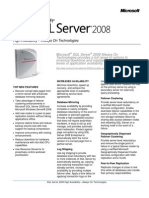 SQL 2008 Server Availability DataSheet