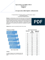 Informe Sedimentación.