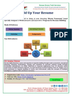 Build Up Your Resume