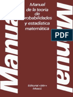 Manual de La Teoria de Probabilidades y Estaidistica Matematica