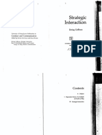 (Conduct and Communication) Erving Goffman-Strategic Interaction (Conduct and Communication Monograph 1)-University of Pennsylvania Press (1970)