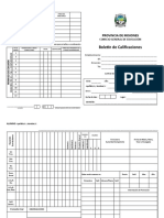 Boletín de Calificaciones