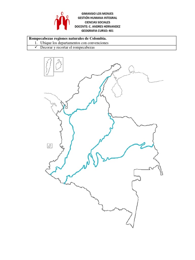 Taller Regiones Naturales de Colombia | PDF