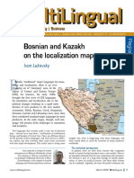 Bosnian and Kazakh On The Localization Map