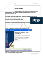 Installation Process Tomacat Software