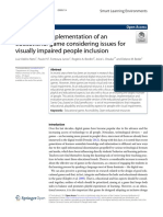 VALÉRIO NETO, Luiz Et Al. Design and Implementation of Na Educational Game Considering Issues For Visually Impaired People Inclusion