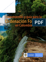 Lineamientos y Guia para La Ordenacion Forestal en Colombia