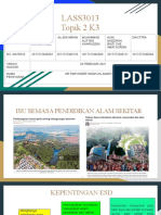 LASS3013 Pemahaman Kuliah ESD G3