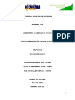 Demostración Osborne Reynolds - Lozano - Ortiz - Calderon - Mecanica de Fluidos