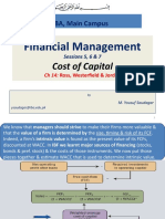 FM-Sessions 5, 6 & 7-Cost of Capital (Partial 1&2)