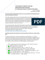 EE331 Introduction To Machine Learning Spring 2019 Project Proposal Predicting Alcohol Consumption Based On Student Information