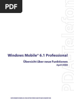 Download Neuerungen Windows Mobile 61 Prof PPC by jeneo SN4953216 doc pdf