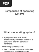 Comparison of Operating Systems